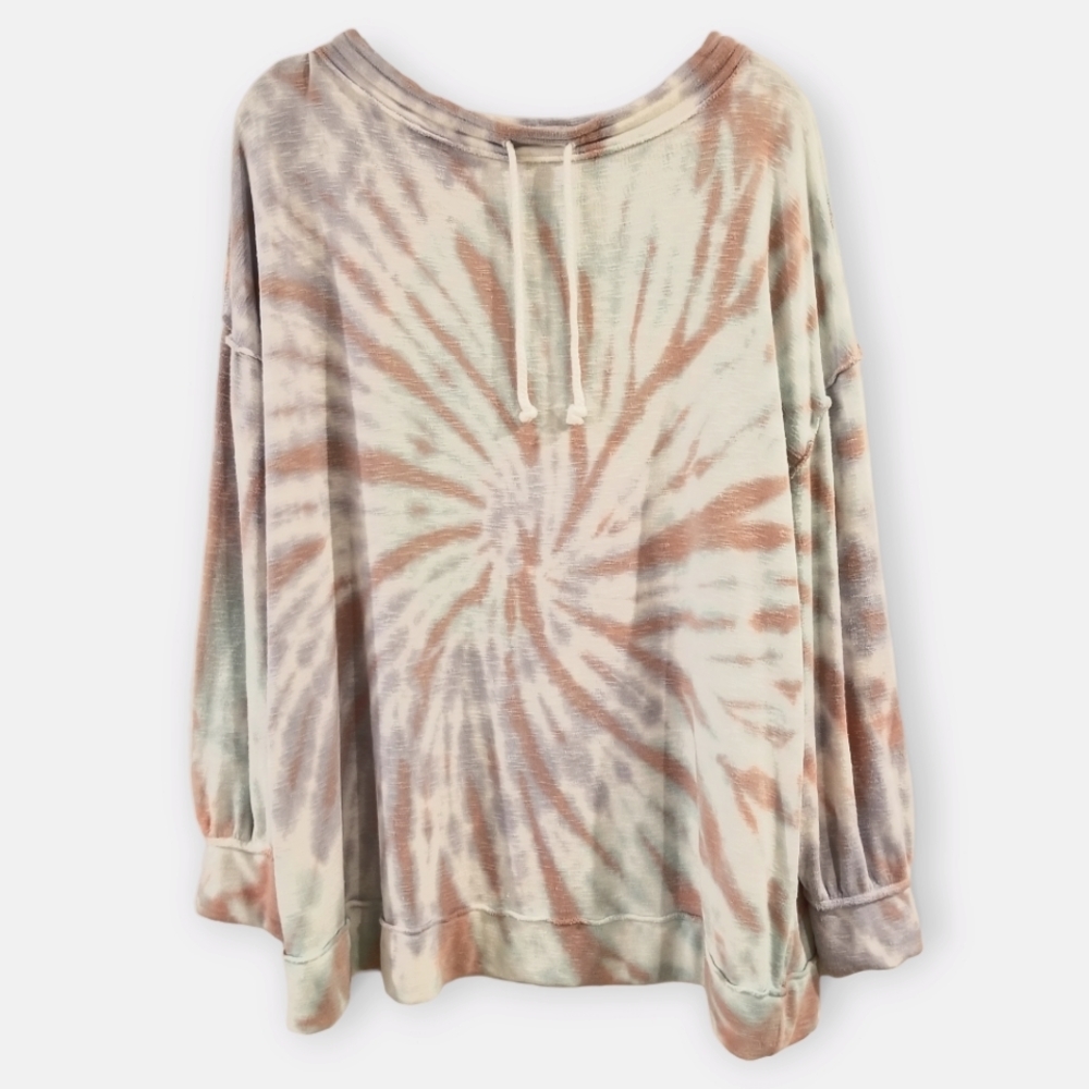 Free People Inside-Out Tunic Sweatshirt, Medium